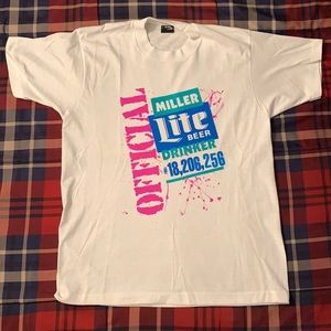 90’s Vintage Official Miller Lite Beer T-Shirt